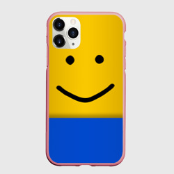 Чехол для iPhone 11 Pro Max матовый Roblox noob Face