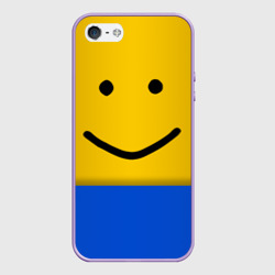 Чехол для iPhone 5/5S матовый Roblox noob Face