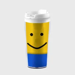 Термокружка-непроливайка Roblox noob Face