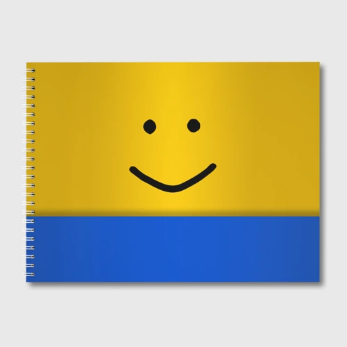 Альбом для рисования Roblox noob Face