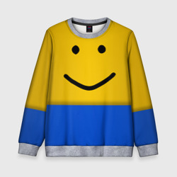Детский свитшот 3D Roblox noob Face
