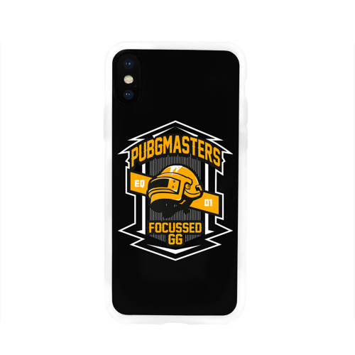 Чехол для Apple iPhone X силиконовый глянцевый PUBG MASTERS Фото 01 Чехол для Apple iPhone X силиконовый глянцевый PUBG MASTERS Фото 01