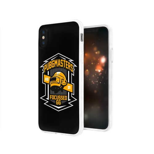 Чехол для Apple iPhone X силиконовый глянцевый PUBG MASTERS Фото 01 Чехол для Apple iPhone X силиконовый глянцевый PUBG MASTERS Фото 01