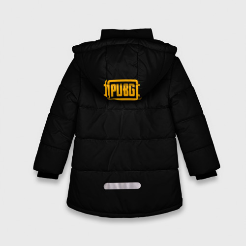 Зимняя куртка для девочек 3D PUBG masters, цвет светло-серый - фото 2
