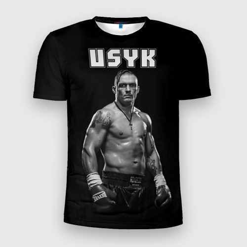 Мужская футболка 3D Slim USYK, цвет 3D печать