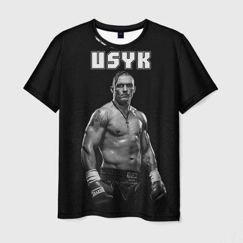 Мужская футболка 3D USYK, цвет 3D печать