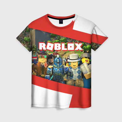 Женская футболка 3D Roblox, цвет 3D печать