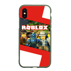 Чехол для iPhone XS Max матовый Roblox