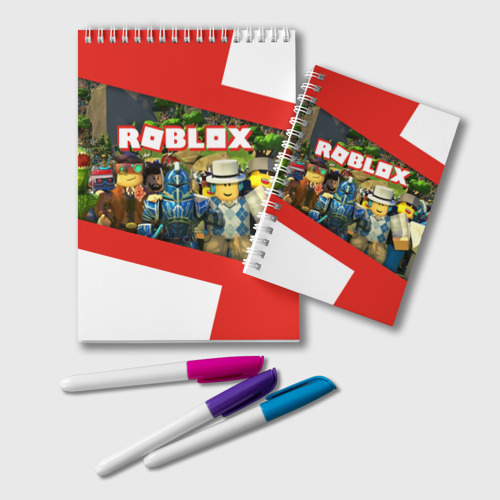 Блокнот Roblox, цвет белый