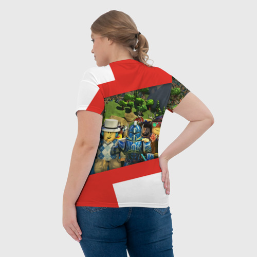Женская футболка 3D Roblox, цвет 3D печать - фото 7