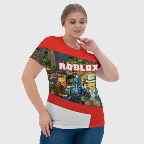 Женская футболка 3D Roblox, цвет 3D печать - фото 6