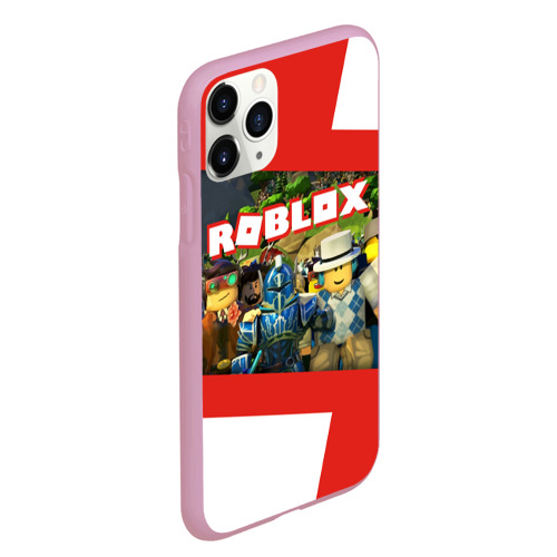 Чехол для iPhone 11 Pro Max матовый Roblox, цвет розовый - фото 3