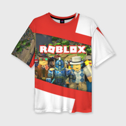 Женская футболка oversize 3D Roblox