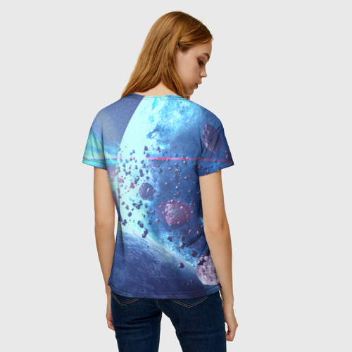 Женская футболка 3D Mass Effect, цвет 3D печать - фото 4