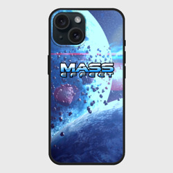 Чехол силиконовый для Apple iPhone 15 матовый Mass Effect