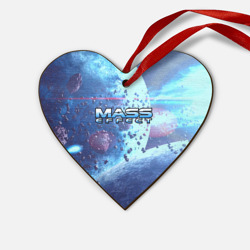 Деревянная игрушка Сердце Mass Effect