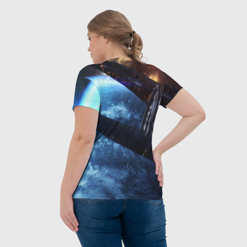 Женская футболка 3D Mass Effect, цвет 3D печать - фото 7
