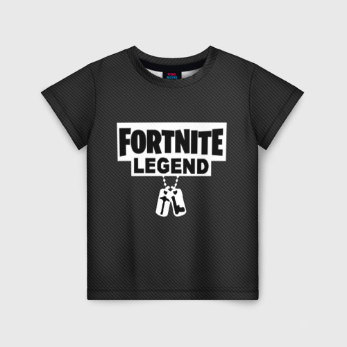 Детская футболка 3D FORTNITE LEGEND., цвет 3D печать