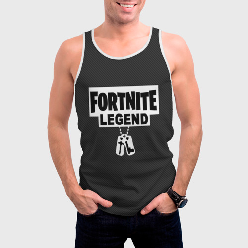 Мужская майка 3D FORTNITE LEGEND., цвет 3D печать - фото 3