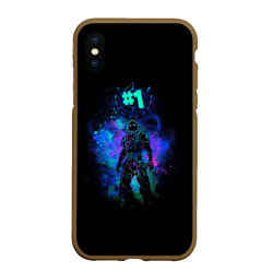 Чехол для iPhone XS Max матовый Fortnite. Neon Raven