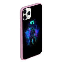 Чехол для iPhone 11 Pro Max матовый Fortnite. Neon Raven - фото 2