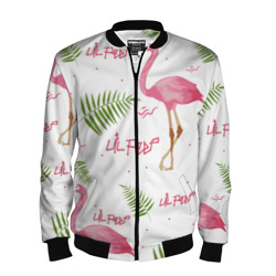 Мужской бомбер 3D Lil Peep Pink flamingo