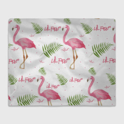 Плед 3D Lil Peep Pink flamingo