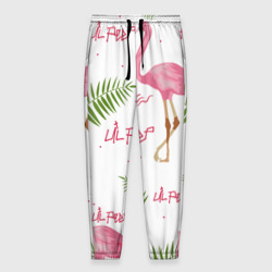 Мужские брюки 3D Lil Peep Pink flamingo
