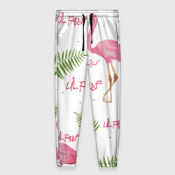 Женские брюки 3D Lil Peep pink flamingo