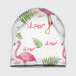 Шапка 3D Lil Peep Pink flamingo