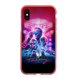 Чехол для iPhone XS Max матовый Muse: Simulation Theory