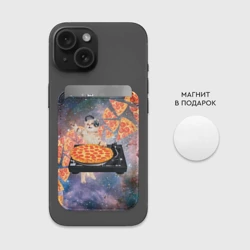 Картхолдер Magsafe магнитный Кот Диджей - фото 2