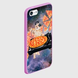 Чехол для iPhone 5/5S матовый Кот Диджей - фото 2