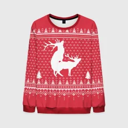 Свитер с оленями