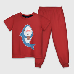 Детская пижама хлопок Hype Shark