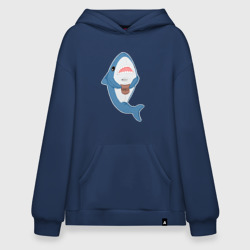 Худи SuperOversize хлопок Hype Shark