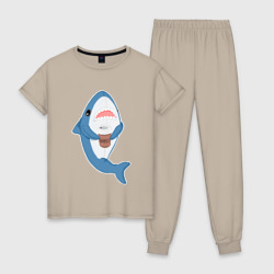 Женская пижама хлопок Hype Shark
