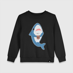 Детский свитшот хлопок Hype Shark