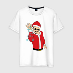 Новогодний Повар – Мужская футболка хлопок с принтом купить со скидкой в -20%