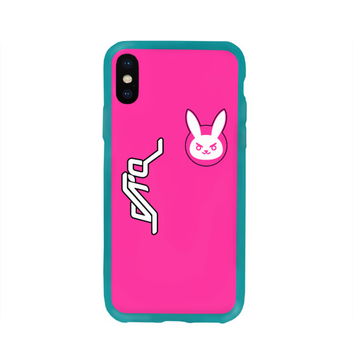 Чехол для Apple iPhone X силиконовый глянцевый D.VA Фото 01 Чехол для Apple iPhone X силиконовый глянцевый D.VA Фото 01