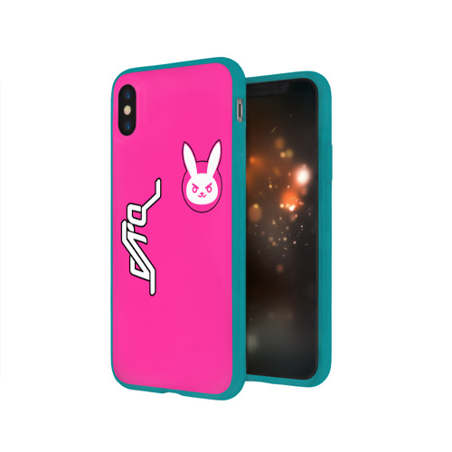 Чехол для Apple iPhone X силиконовый глянцевый D.VA Фото 01 Чехол для Apple iPhone X силиконовый глянцевый D.VA Фото 01