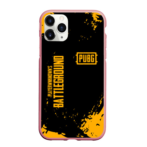 Чехол для iPhone 11 Pro Max матовый PUBG ПАБГ, цвет баблгам