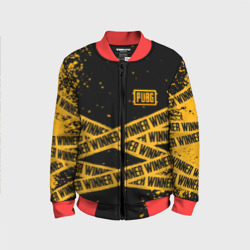 Детский бомбер 3D PUBG ПАБГ winner yellow