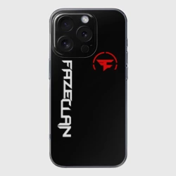 Чехол для iPhone 16 Pro Max силиконовый с защитой камеры FaZe clan