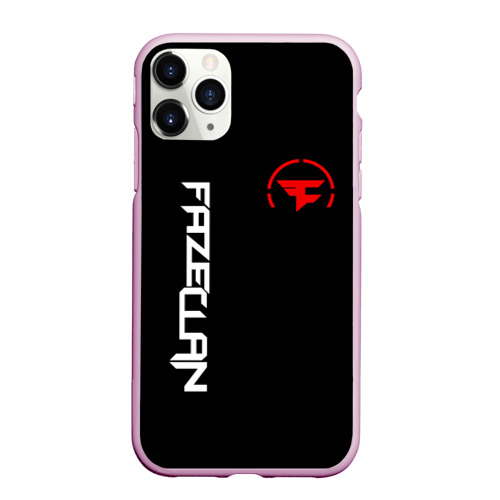 Чехол для iPhone 11 Pro матовый FaZe clan, цвет розовый