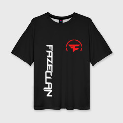 Женская футболка oversize 3D FaZe clan