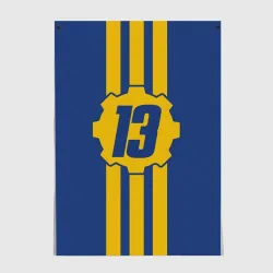 Постер Vault 13 Fallout 76 Фоллаут 76