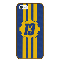 Чехол для iPhone 5/5S матовый Vault 13 Fallout 76 Фоллаут 76