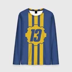 Мужской лонгслив 3D Vault 13 Fallout 76 Фоллаут 76