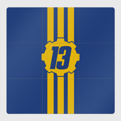 Магнитный плакат 3Х3 Vault 13 Fallout 76 Фоллаут 76